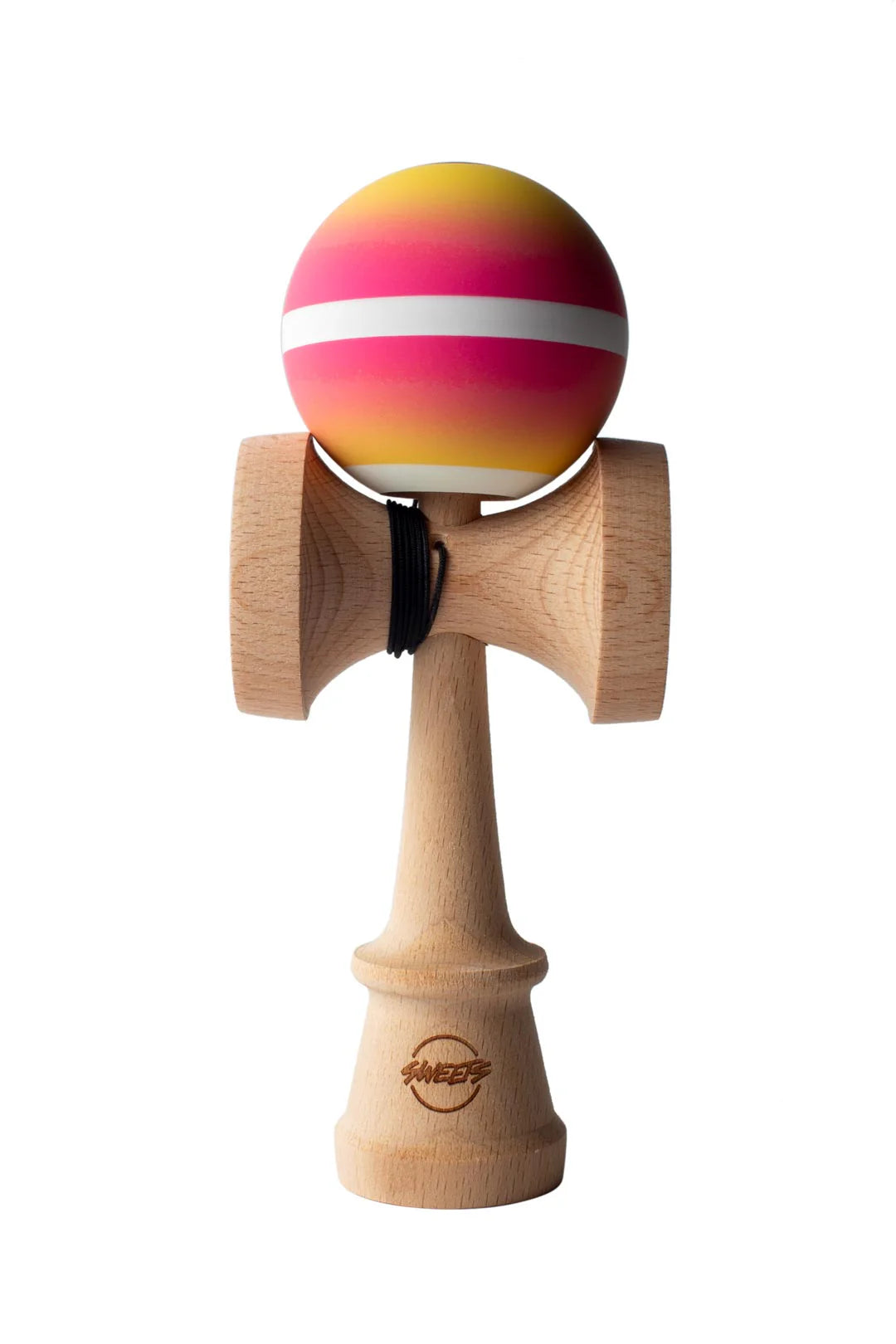 Sweets Kendama Horizon Fade - Cushion Clear - Pink Yellow